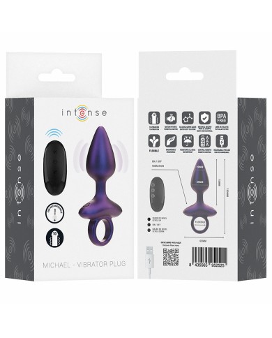 INTENSE - MICHAEL PLUG ANAL VIBRANT MODÈLE 2 TÉLÉCOMMANDE