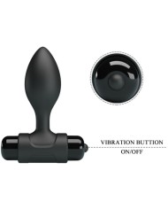 PRETTY LOVE - VIBRA BUTT 10 VIBRATIONS PLUG ANAL NOIR