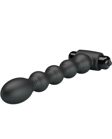 PRETTY LOVE - PLUG ANAL LYNN SILICONE 10 VIBRATIONS NOIR