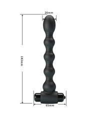 PRETTY LOVE - PLUG ANAL LYNN SILICONE 10 VIBRATIONS NOIR