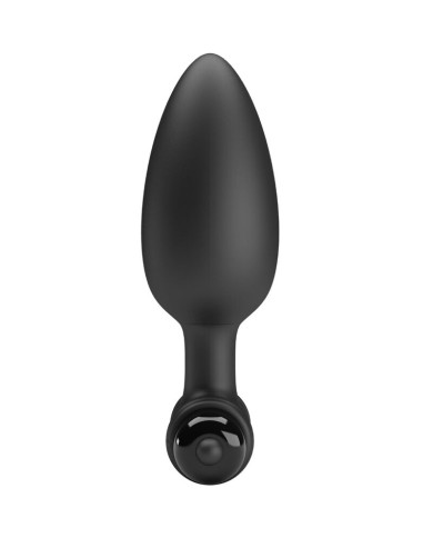 PRETTY LOVE - VIBRA BUTT PLUG 2 PLUG ANAL 10 VIBRATIONS NOIR