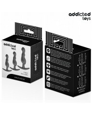 ADDICTED TOYS - LOT DE 3 PLUG ANAL MODÈLE 1