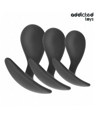 ADDICTED TOYS - LOT DE 3 PLUG ANAL MODÈLE 3