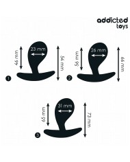 ADDICTED TOYS - LOT DE 3 PLUG ANAL MODÈLE 3