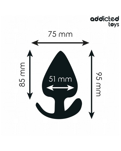 ADDICTED TOYS - PLUG ANAL TAILLE XL 9.5 CM