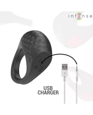 INTENSE - CLOVER VIBRATEUR ANNEAU PÉNIS 10 VIBRATIONS NOIR