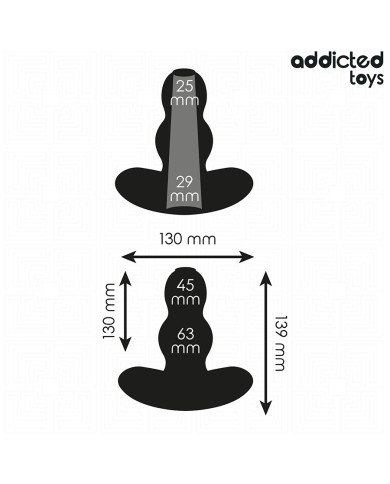 ADDICTED TOYS - PLUG ANAL CREUX TAILLE XL 13,9 CM