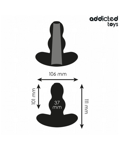 ADDICTED TOYS - PLUG ANAL CREUX TAILLE L 11,1 CM