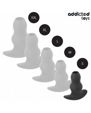 ADDICTED TOYS - PLUG ANAL CREUX TAILLE S 7,3 CM