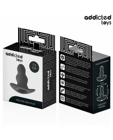 ADDICTED TOYS - PLUG ANAL CREUX TAILLE S 7,3 CM