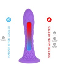 SILEXD - DREAMY DILDO FANTASY SILICONE LIQUIDE THERMORÉACTIF VIOLET 18,5 CM