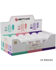 PRETTY LOVE - CUPID X 18 MASTURBATEURS POUR HOMMES DIFFÉRENTES TEXTURES