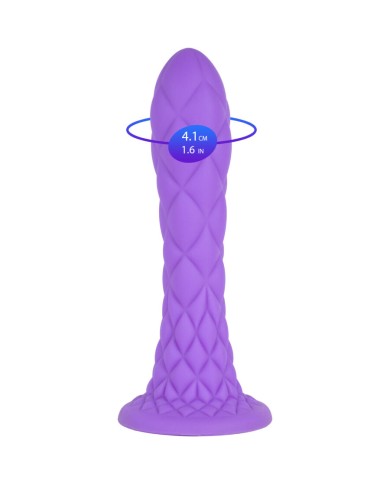 SILEXD - DREAMY DILDO FANTASY SILICONE LIQUIDE THERMORÉACTIF VIOLET 18,5 CM