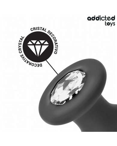 ADDICTED TOYS - PLUG ANAL AVEC BIJOU TAILLE S 8,8 CM