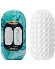 PRETTY LOVE - MASTURBATEUR POUR HOMME EN SILICONE HOT WAVE BLANC