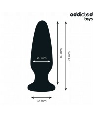 ADDICTED TOYS - PLUG ANAL AVEC BIJOU TAILLE S 8,8 CM