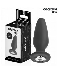 ADDICTED TOYS - PLUG ANAL AVEC BIJOU TAILLE M 10,4 CM