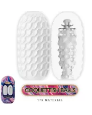 PRETTY LOVE - COQUETTISH BALLS MASTURBATEUR HOMME EN SILICONE BLANC PRETTY LOVE - COQUETTISH BALLS MASTURBATEUR HOMME EN SILICONE BLANC