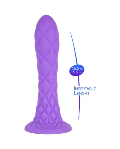SILEXD - DREAMY DILDO FANTASY SILICONE LIQUIDE THERMORÉACTIF VIOLET 18,5 CM