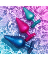 ROMP - KIT D'ENTRAÎNEMENT ANAL LUSTER TAILLES S/M/L AVEC BASE EN FORME DE CŒUR