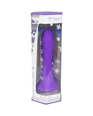 SILEXD - DREAMY DILDO FANTASY SILICONE LIQUIDE THERMORÉACTIF VIOLET 18,5 CM