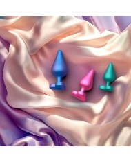 ROMP - KIT D'ENTRAÎNEMENT ANAL LUSTER TAILLES S/M/L AVEC BASE EN FORME DE CŒUR