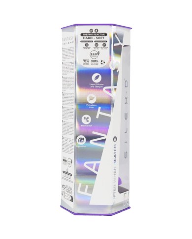 SILEXD - DREAMY DILDO FANTASY SILICONE LIQUIDE THERMORÉACTIF VIOLET 18,5 CM