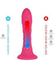 SILEXD - DREAMY DILDO FANTASY SILICONE LIQUIDE THERMORÉACTIF VIOLET 18,5 CM