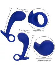 CALEXOTICS - ADMIRAL SET 2 PLUG ANAL BLEU CALEXOTICS - ADMIRAL SET 2 PLUG ANAL BLEU