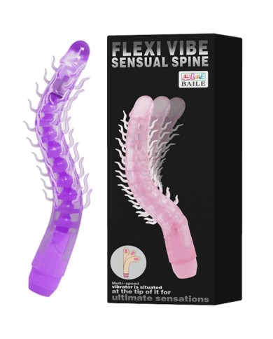 BAILE - FLEXI VIBE SENSUAL SPINE GODE VIBRANT PLIABLE LILAS 23.5 CM