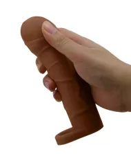 PRETTY LOVE - MANCHON DE PÉNIS POUR OIGNON AVEC EXTENSION DE 2,5 CM MULATTO PRETTY LOVE - MANCHON DE PÉNIS POUR OIGNON AVEC EXTENSION DE 2,5 CM MULATTO