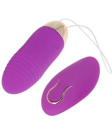 OHMAMA - ŒUF VIBRANT TÉLÉCOMMANDE 10 VITESSES VIOLET