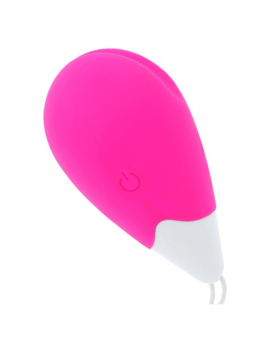 OHMAMA - ŒUF VIBRANT TEXTURÉ 10 MODES ROSE ET BLANC