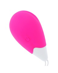 OHMAMA - ŒUF VIBRANT TEXTURÉ 10 MODES ROSE ET BLANC