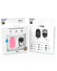 ONLINE - OEUF VIBRANT TÉLÉCOMMANDE M ROSE