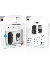 ONLINE - OEUF VIBRANT TÉLÉCOMMANDE L NOIR