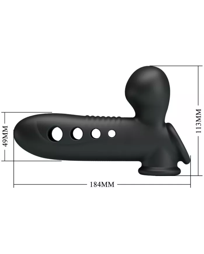 PRETTY LOVE - MANCHON PÉNIS CRANE AVEC AIRBAG NOIR PRETTY LOVE - MANCHON PÉNIS CRANE AVEC AIRBAG NOIR