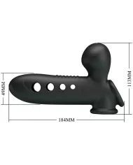 PRETTY LOVE - MANCHON PÉNIS CRANE AVEC AIRBAG NOIR PRETTY LOVE - MANCHON PÉNIS CRANE AVEC AIRBAG NOIR