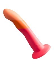 ROMP - DIZI GODEMICHET EN SILICONE AVEC VENTOUSE TRICOLÉ 18 CM