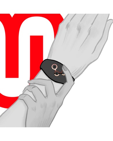 WATCHME - MONTRE À TÉLÉCOMMANDE À TECHNOLOGIE SANS FIL JET ET CUIVRE