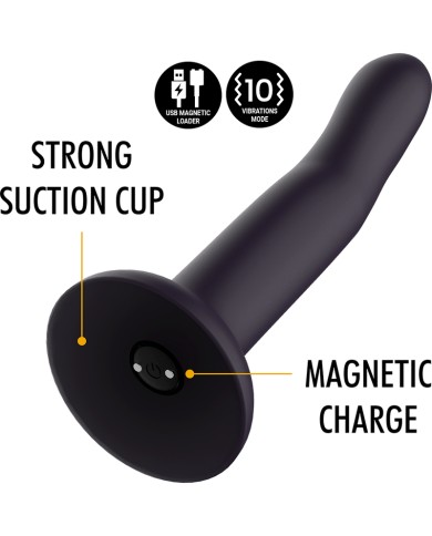 MYTHOLOGY DUMAN MYSTIC DILDO S - VIBRATEUR WATCHME TECHNOLOGIE SANS FIL COMPATIBLE