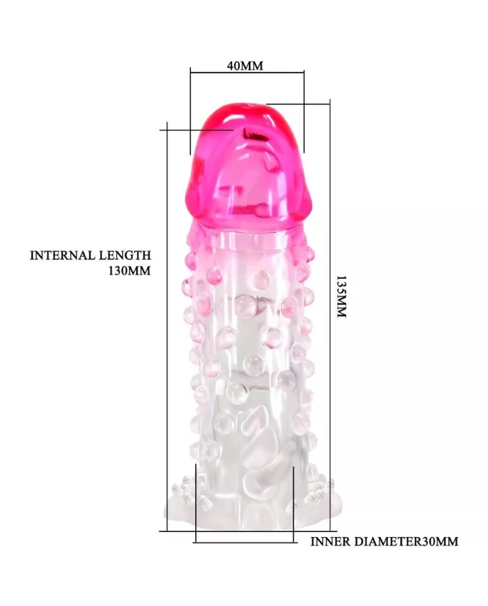 PRETTY LOVE - GAINE D'AGRANDISSEMENT RÉALISTE WILFORD AVEC PÉNIS EN RELIEF ROSE PRETTY LOVE - GAINE D'AGRANDISSEMENT RÉALISTE WILFORD AVEC PÉNIS EN RELIEF ROSE