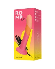 ROMP - DIZI GODEMICHET EN SILICONE AVEC VENTOUSE TRICOLÉ 18 CM