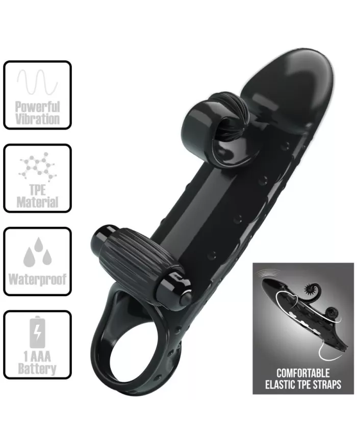 ROMANCE - MANCHON PÉNIS VIBRANT NOIR ROMANCE - MANCHON PÉNIS VIBRANT NOIR