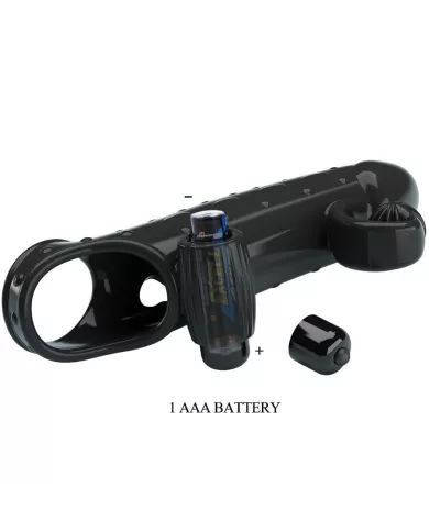 ROMANCE - MANCHON PÉNIS VIBRANT NOIR