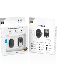 ONLINE - OEUF VIBRANT TÉLÉCOMMANDE S NOIR