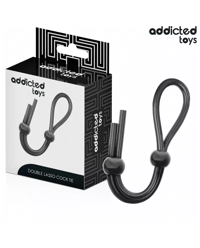 ADDICTED TOYS - CORDE EN SILICONE POUR LE PÉNIS À DOUBLE BOUCLE