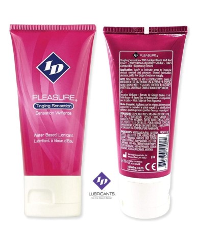ID PLEASURE - LUBRIFIANT BASE DEAU TINGING SENSATION TRAVEL TUBE 60 ML
