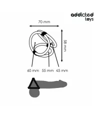 ADDICTED TOYS - ANNEAU PÉNIS TRIPLE ADDICTED TOYS - ANNEAU PÉNIS TRIPLE