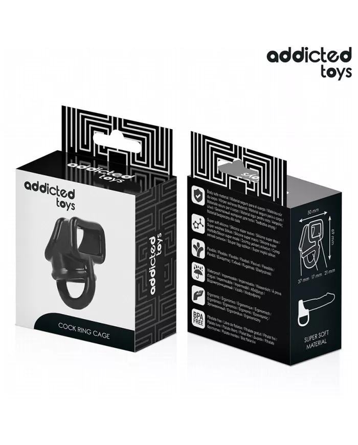 ADDICTED TOYS - ANNEAU POUR CAGE À PÉNIS ADDICTED TOYS - ANNEAU POUR CAGE À PÉNIS